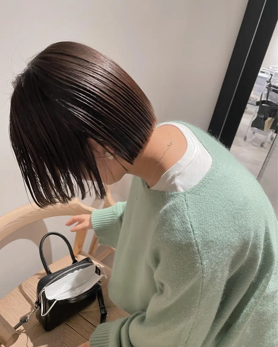 ショート カラー カット ヘアカラー トリートメント センスをお届けします 大谷将生infpのヘアスタイル