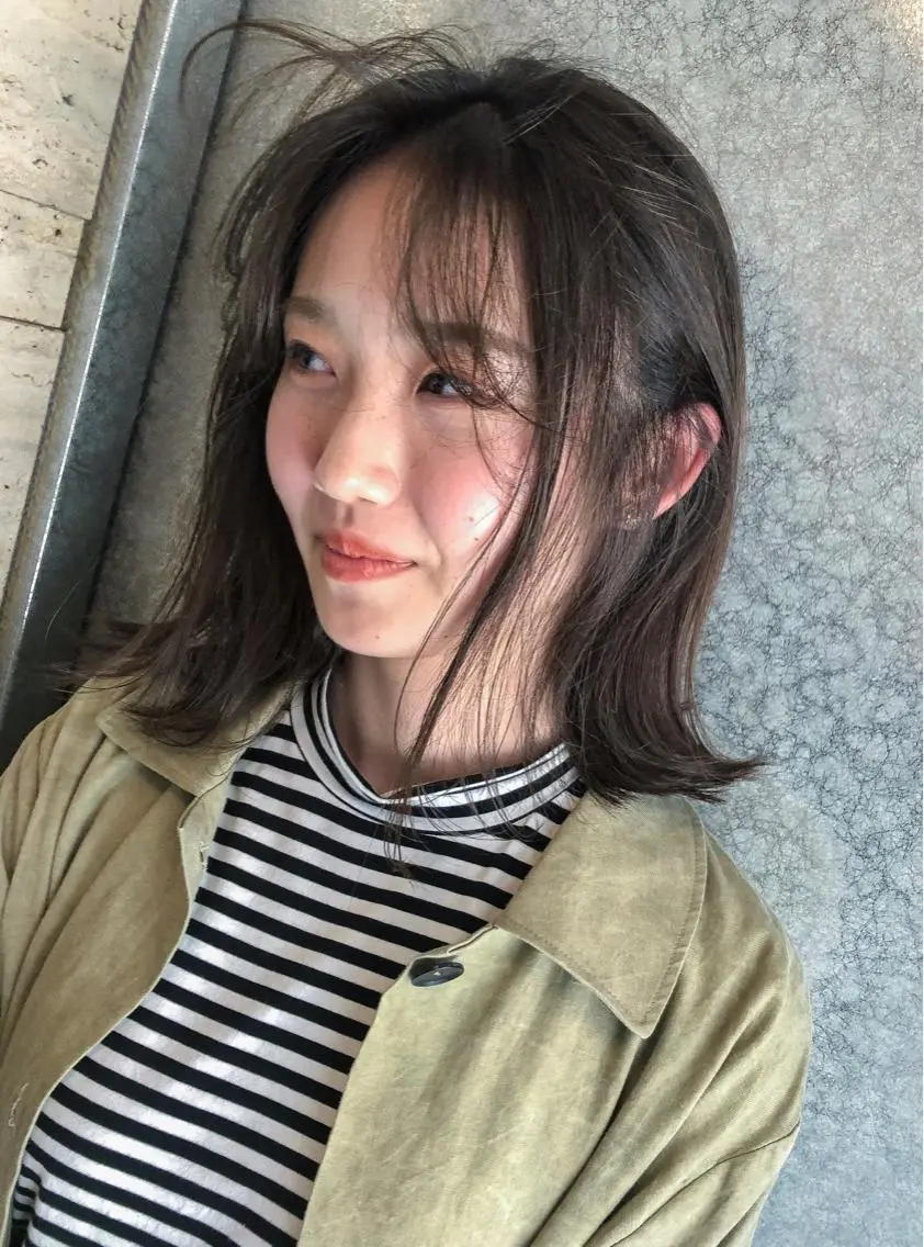 ミディアム nessヤマサキ リュウタのヘアスタイル