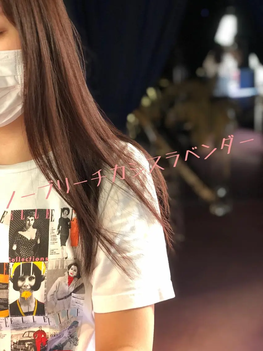 ロング カラー ブリーチ ブリーチなしカラー ピンクカラー ヘアカラー [仙台髪質改善]小原 弘之のヘアスタイル