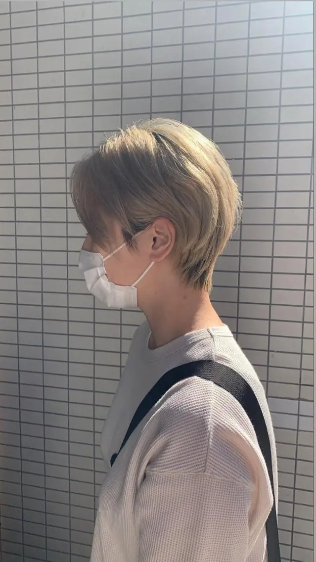 ショート ヘアカラー 清田 健太朗のヘアスタイル