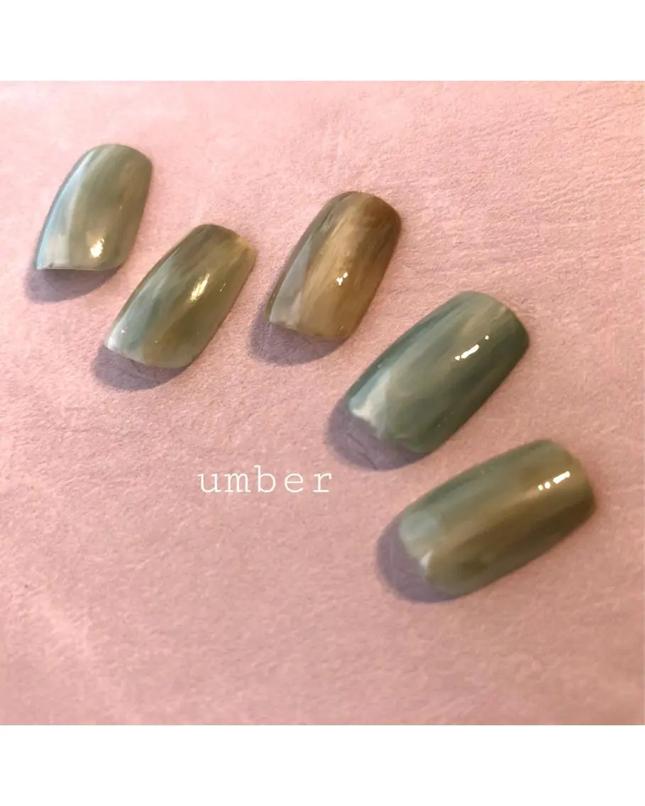ネイル アートネイル クリアネイル フットネイル マグネットネイル メンズネイル ハンドネイル umber 三茶1分のネイルデザイン