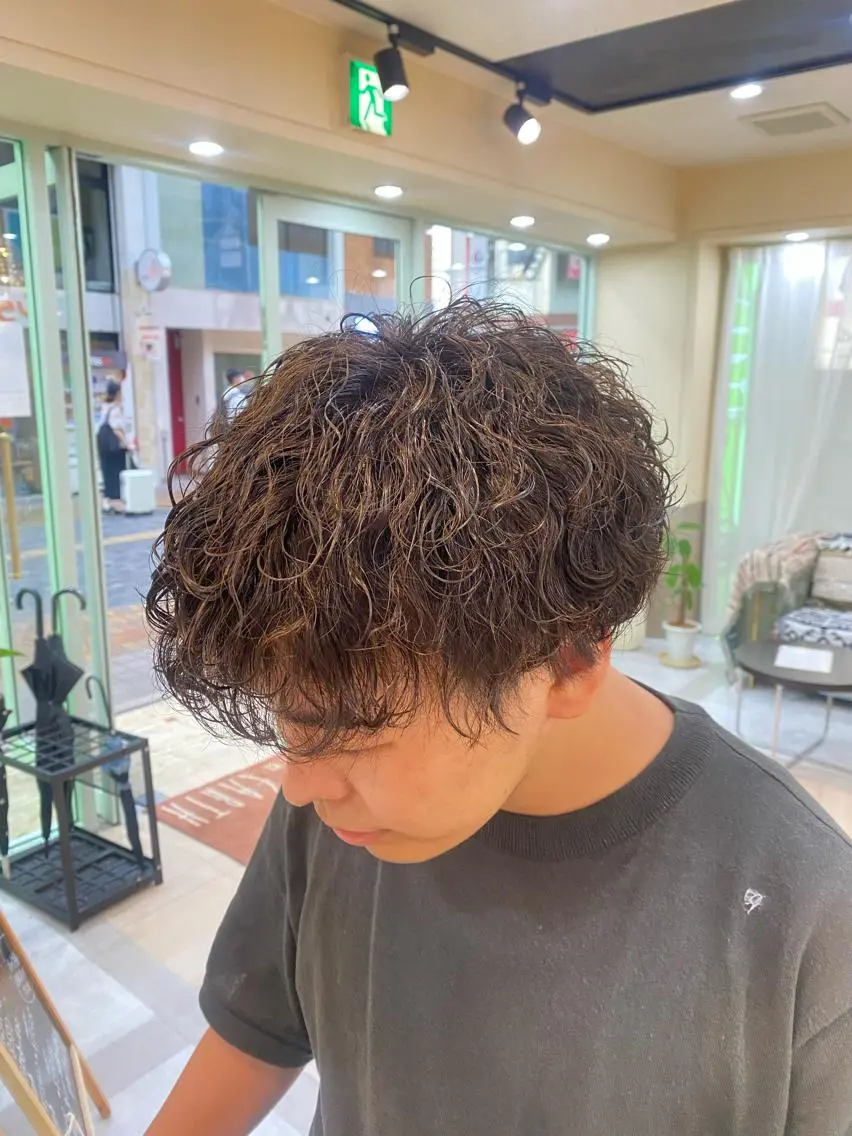 ショート パーマ 髪質改善・縮毛矯正 白根凌二のヘアスタイル