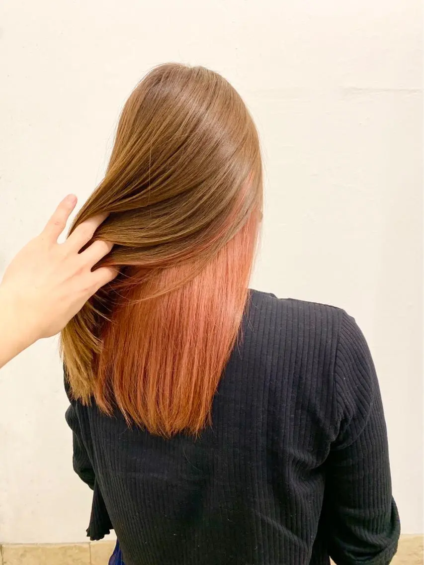カラー インナーカラー ヘアカラー カラー特化サロン ピリナ相武台前のヘアスタイル