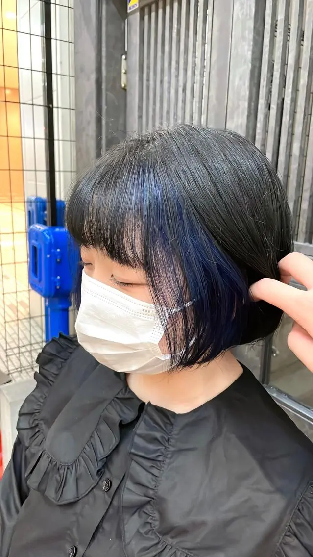 ミディアム カラー 縮毛矯正/髪質改善/ 石橋代智のヘアスタイル