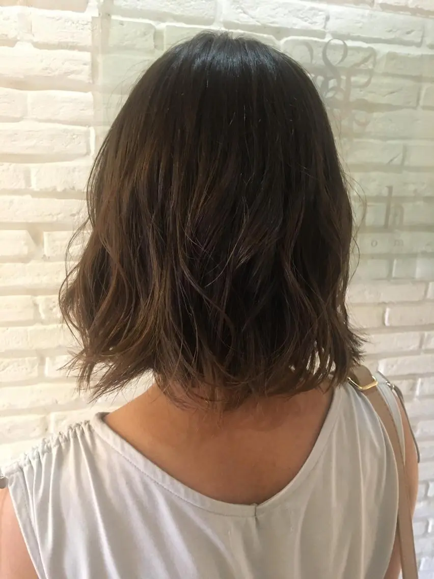 ミディアム カラー 宮下 浩一のヘアスタイル