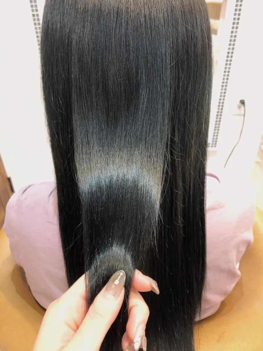 ミディアム カット ヘアカラー トリートメント 代表山口ひな 髪質改善のプロのヘアスタイル