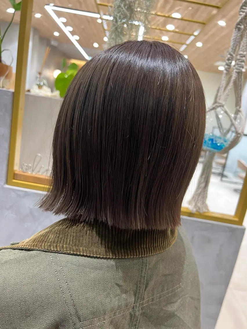ショート カラー ボブ ヘアカラー トリートメント 🦋店長🦋 ほんさわ みずきのヘアスタイル