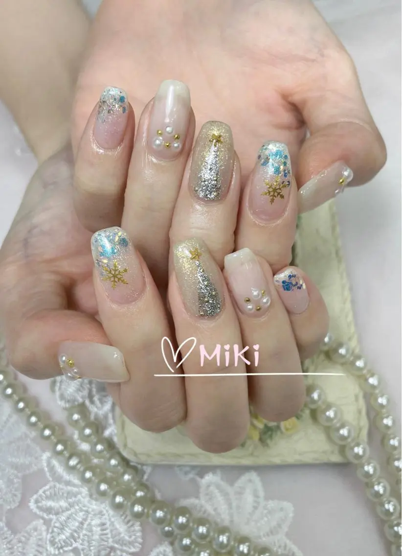 ネイル ハンドネイル ハンドケア 🦋 MiKi 🦋 ネイルサロンのネイルデザイン