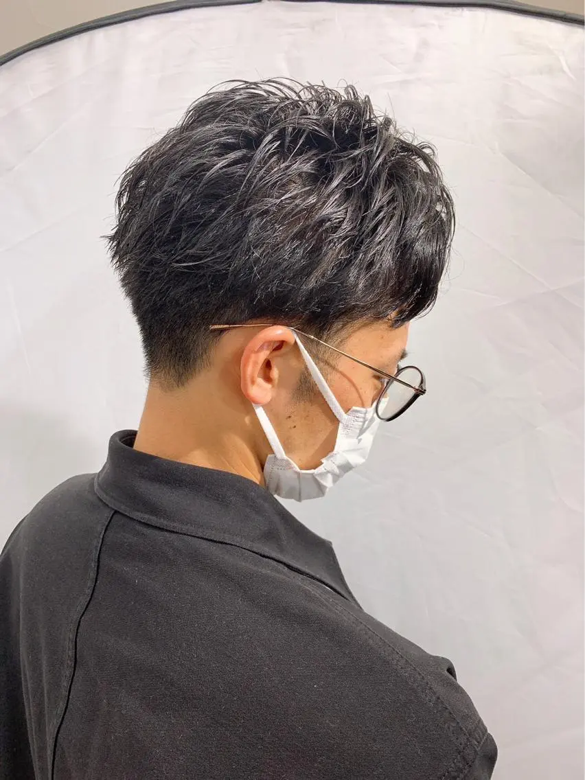 ショート パーマ メンズ 新宿御苑前/ボブ 髪質改善Ryuseiのヘアスタイル