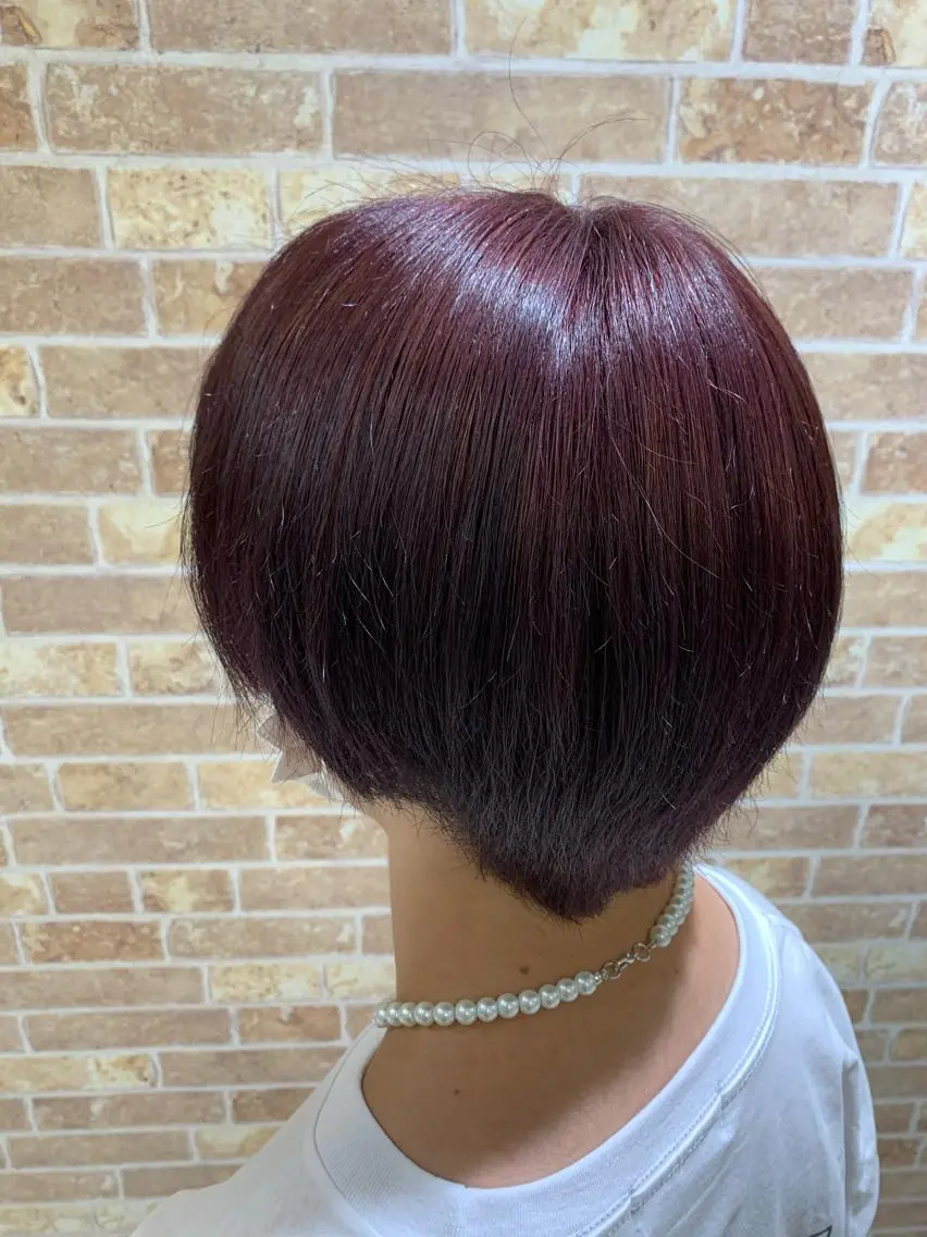 ショート カラー 髪質改善美容師 鈴木のヘアスタイル