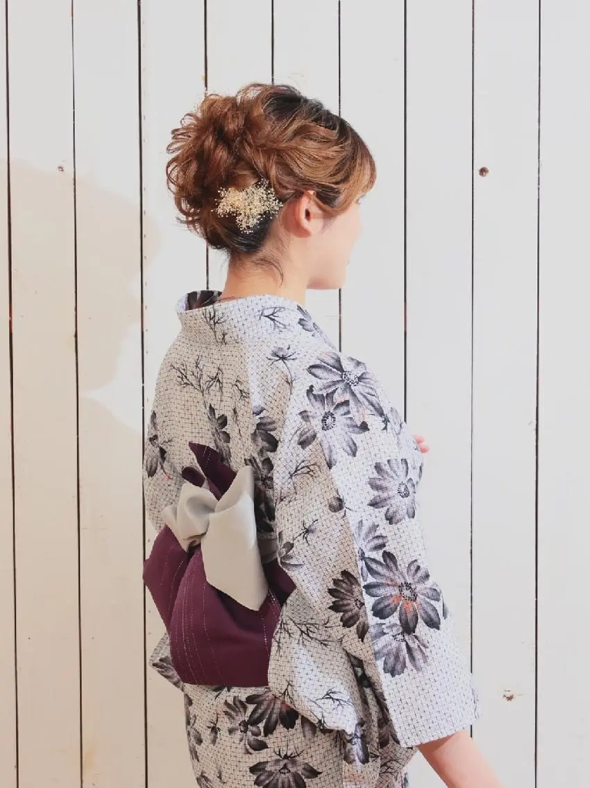 ミディアム ヘアアレンジ 浴衣 Rarely  beautyのヘアスタイル