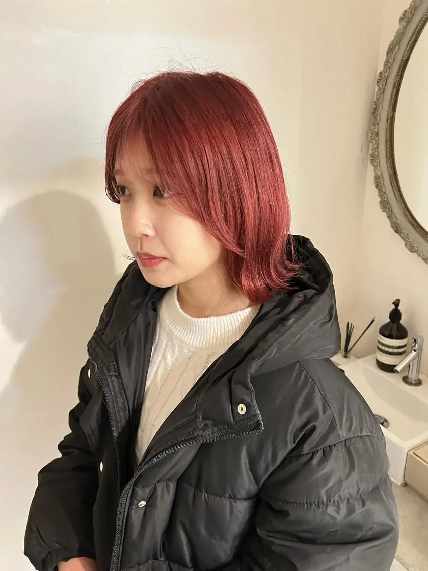 ミディアム Ravo 西村 優花のヘアスタイル