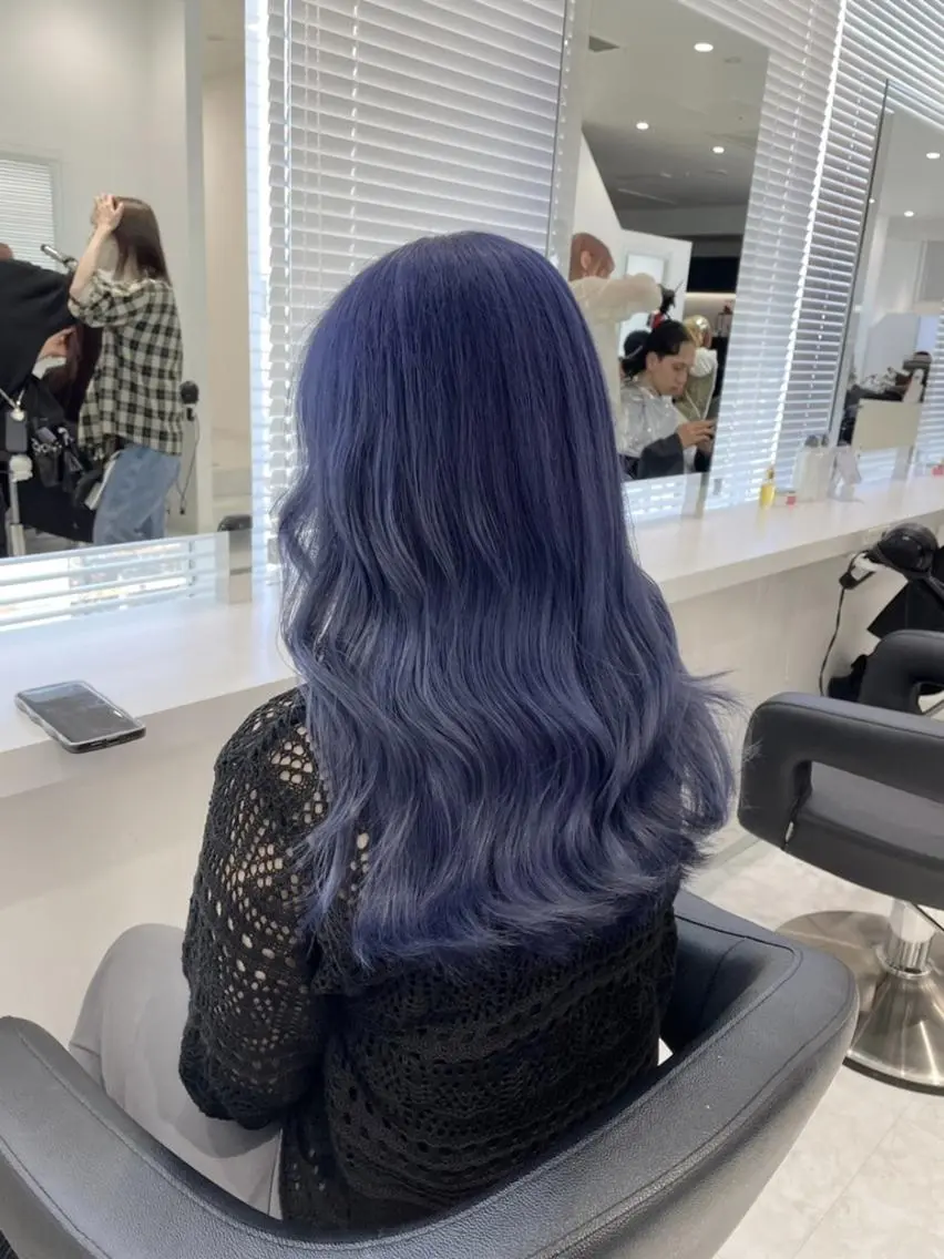 カラー ロング ハイトーン💎✨ 福岡天神のヘアスタイル