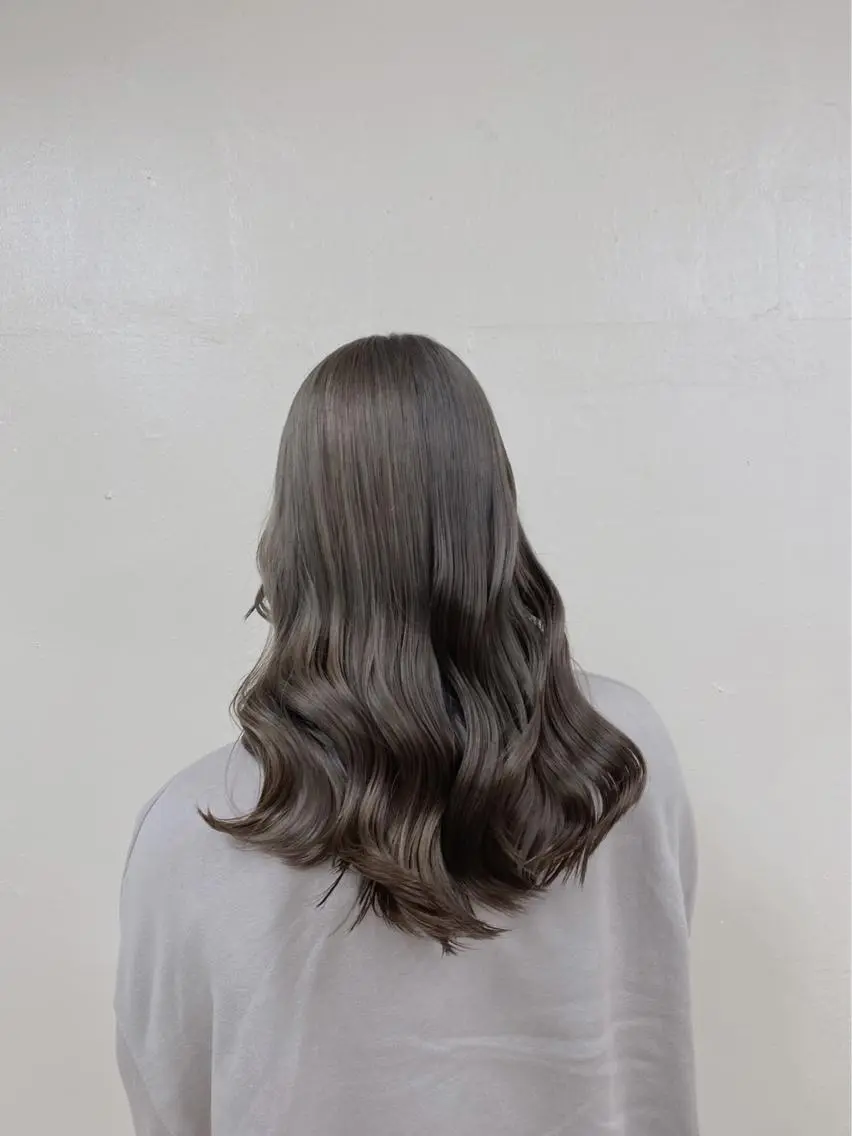 カラー ブリーチ 透明感カラー ブリーチなしカラー レイヤーダブルカラー KYONのヘアスタイル