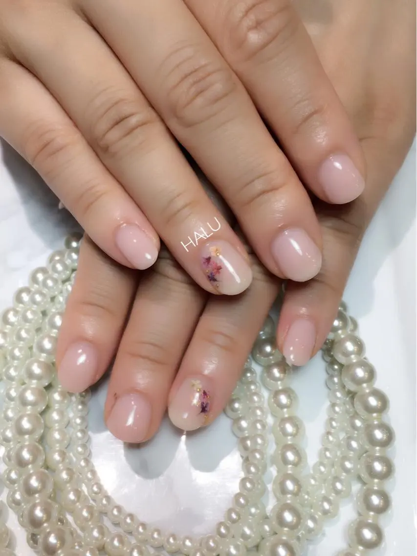 ネイル アートネイル シンプルネイル HALU ハルのネイルデザイン