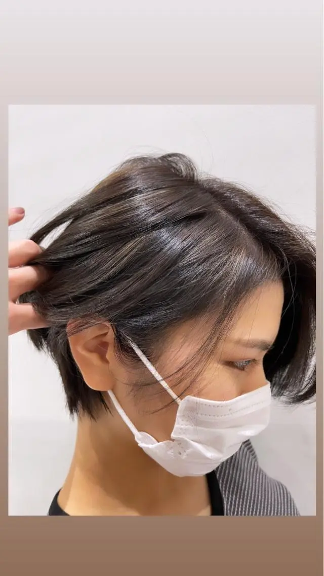 ショート カラー グレージュ 外国人風カラー ✨パーソナルカラー✨ 髪質改善 成澤 亨碩のヘアスタイル