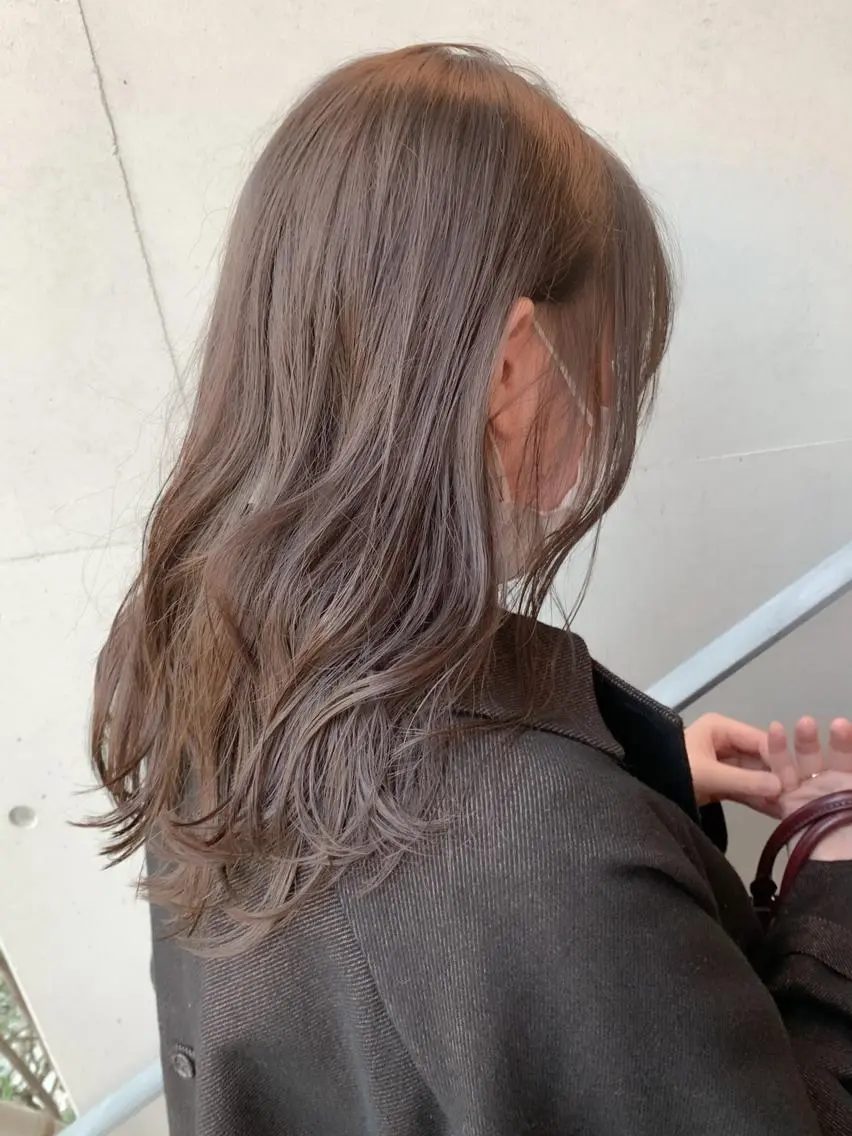 セミロング カラー 透明感カラー イルミナカラー ヘアカラー トリートメント 森本 裕太 / ボブのヘアスタイル