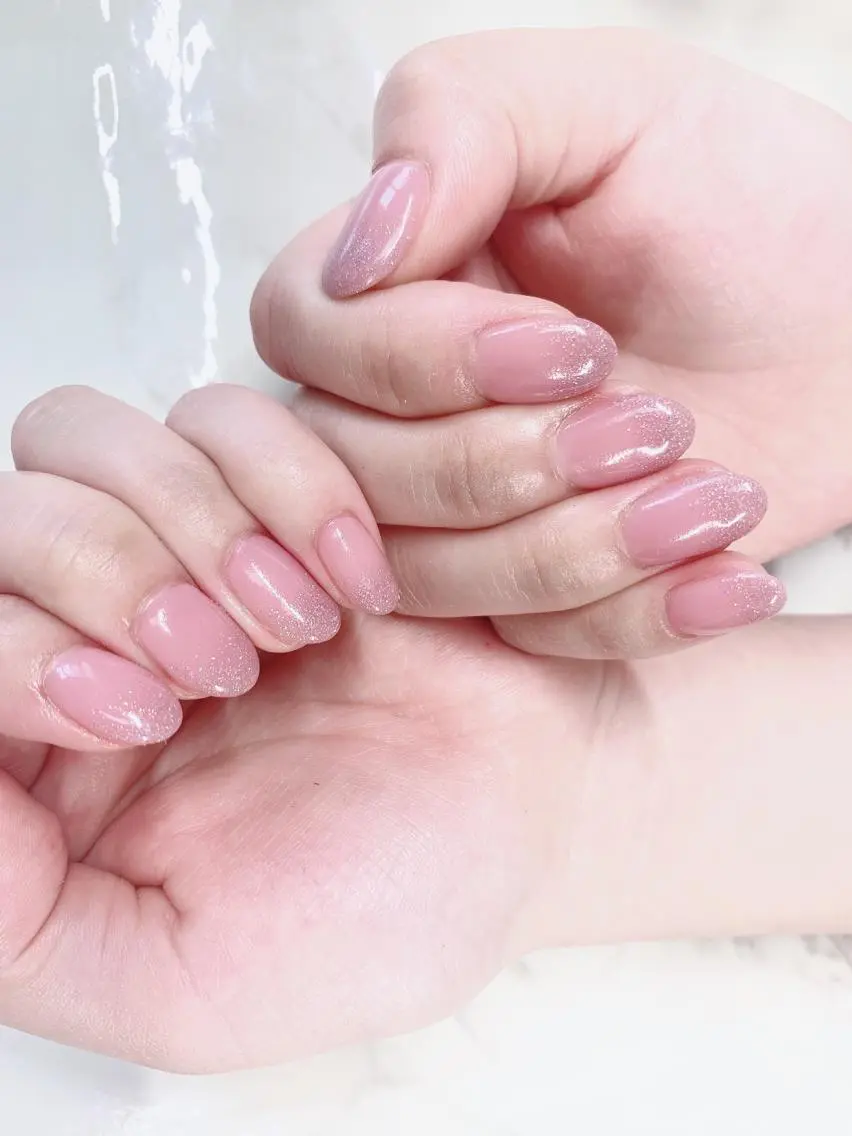 ネイル ラメ(グリッター) ラメグラデーション ワンカラーネイル Nail&Eye Aya|歴13年のネイルデザイン