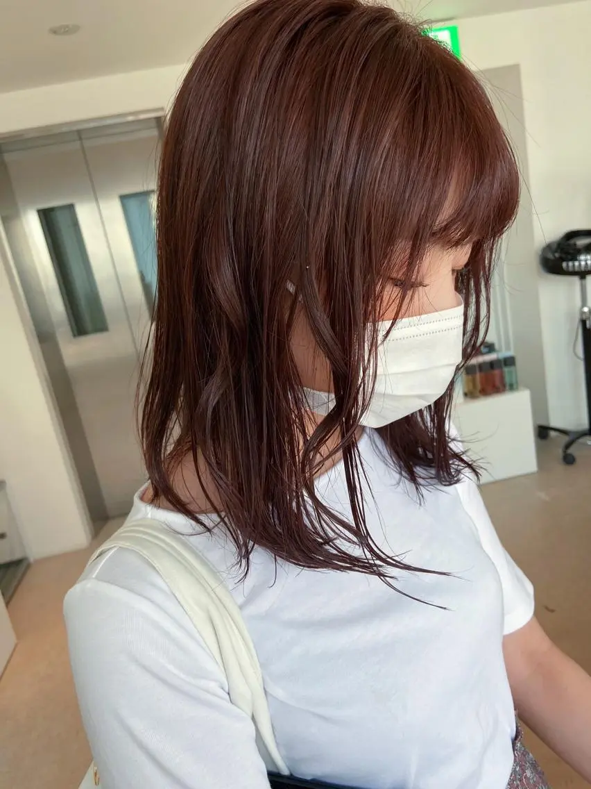 ミディアム カラー 似合わせcut 🔥yutakaのヘアスタイル