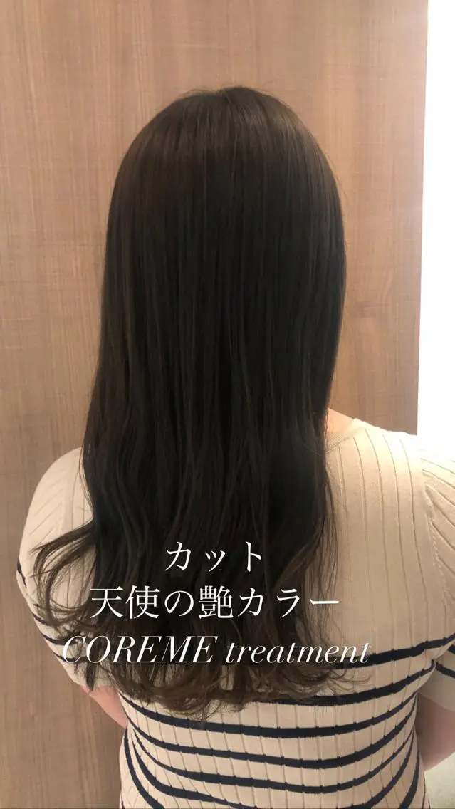 ロング カラー 縮毛矯正/髪質改善/ 艶髪ササキナツミのヘアスタイル