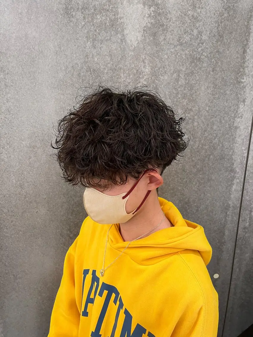 ショート パーマ メンズ カット パーマ 瀧野 翔吾【メンズ特化】のヘアスタイル