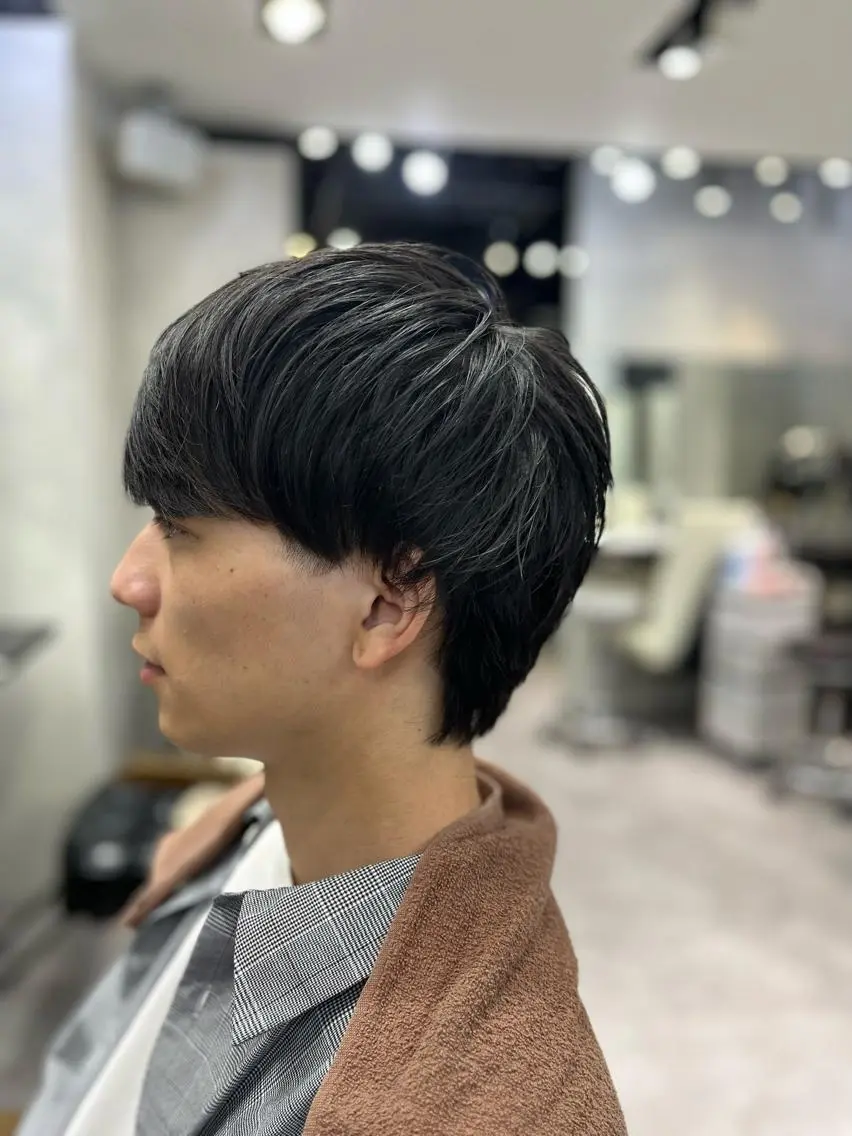 ショート ショートヘア ボブカット艶髪 矯正濱川響太のヘアスタイル