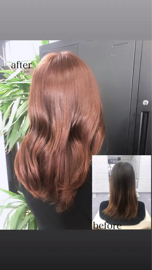 セミロング カラー ヘアカラー トリートメント 垢抜けレイヤー✂️ RYOTAのヘアスタイル