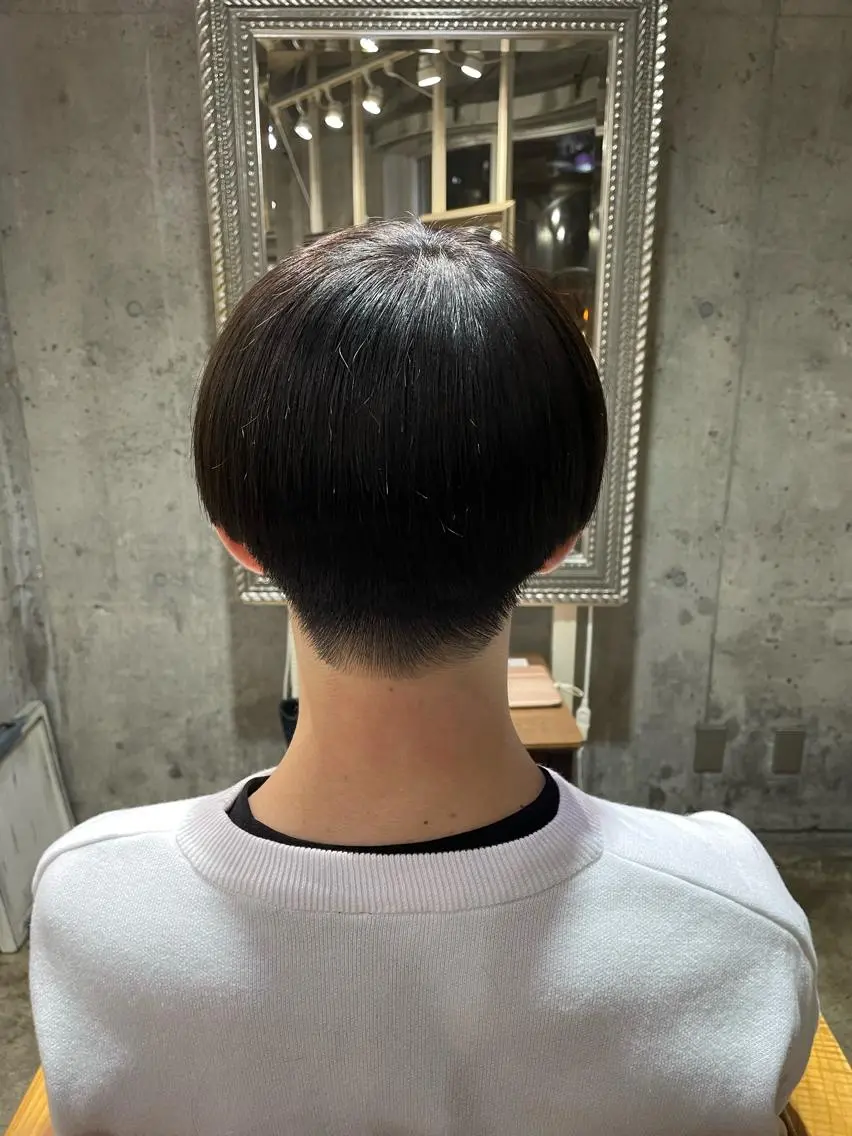 ショート 🔥コテ巻き風 ボブパーマ🔥のヘアスタイル