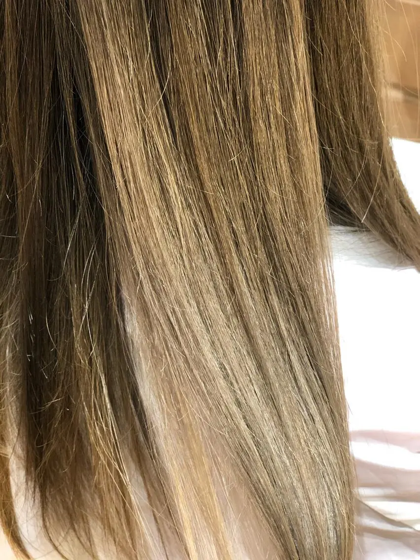 ミディアム カラー ベージュカラー ブリーチ 🍀日比野 哲二のヘアスタイル