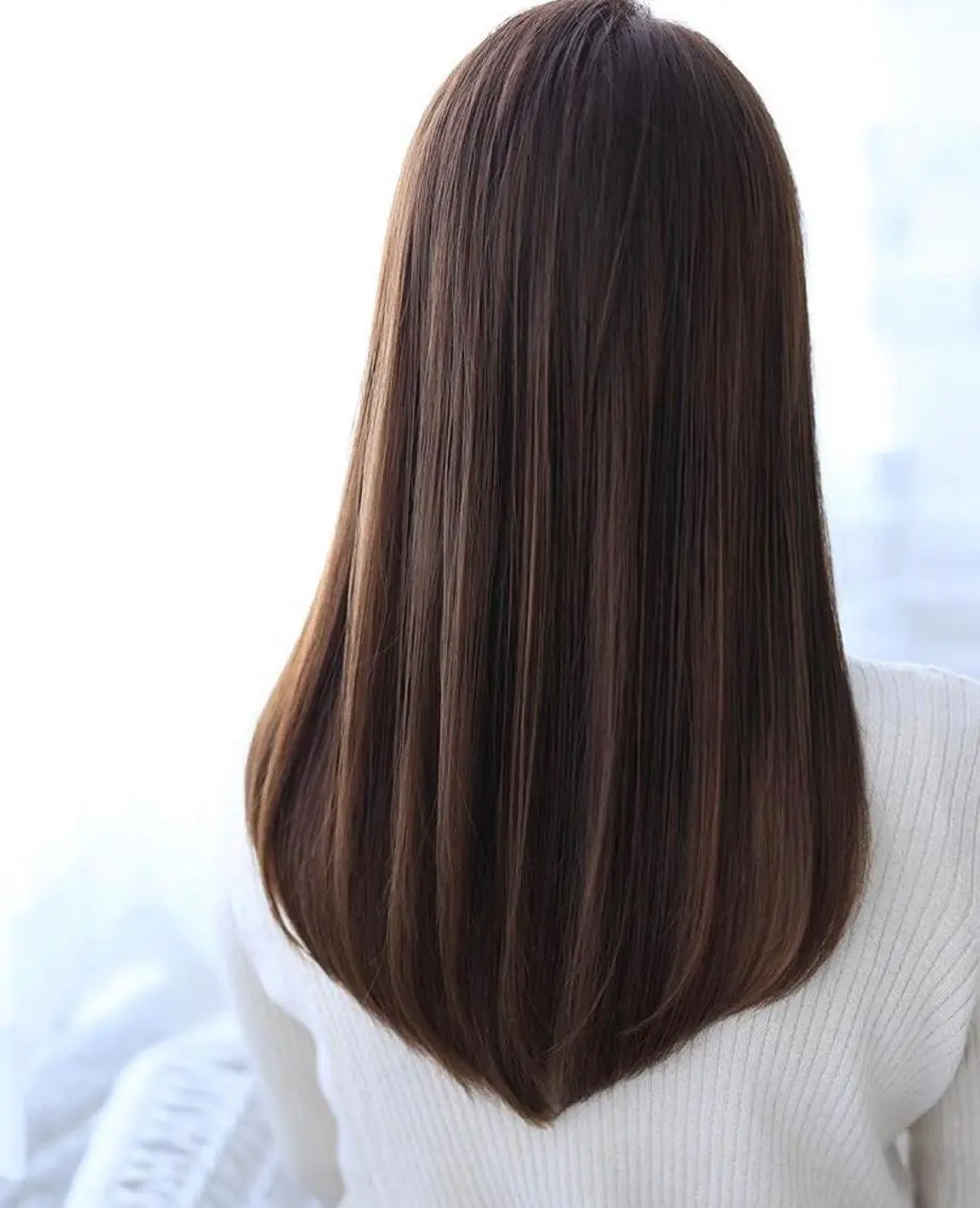 ロング カラー トリートメント カット 縮毛矯正 arc. arc.のヘアスタイル