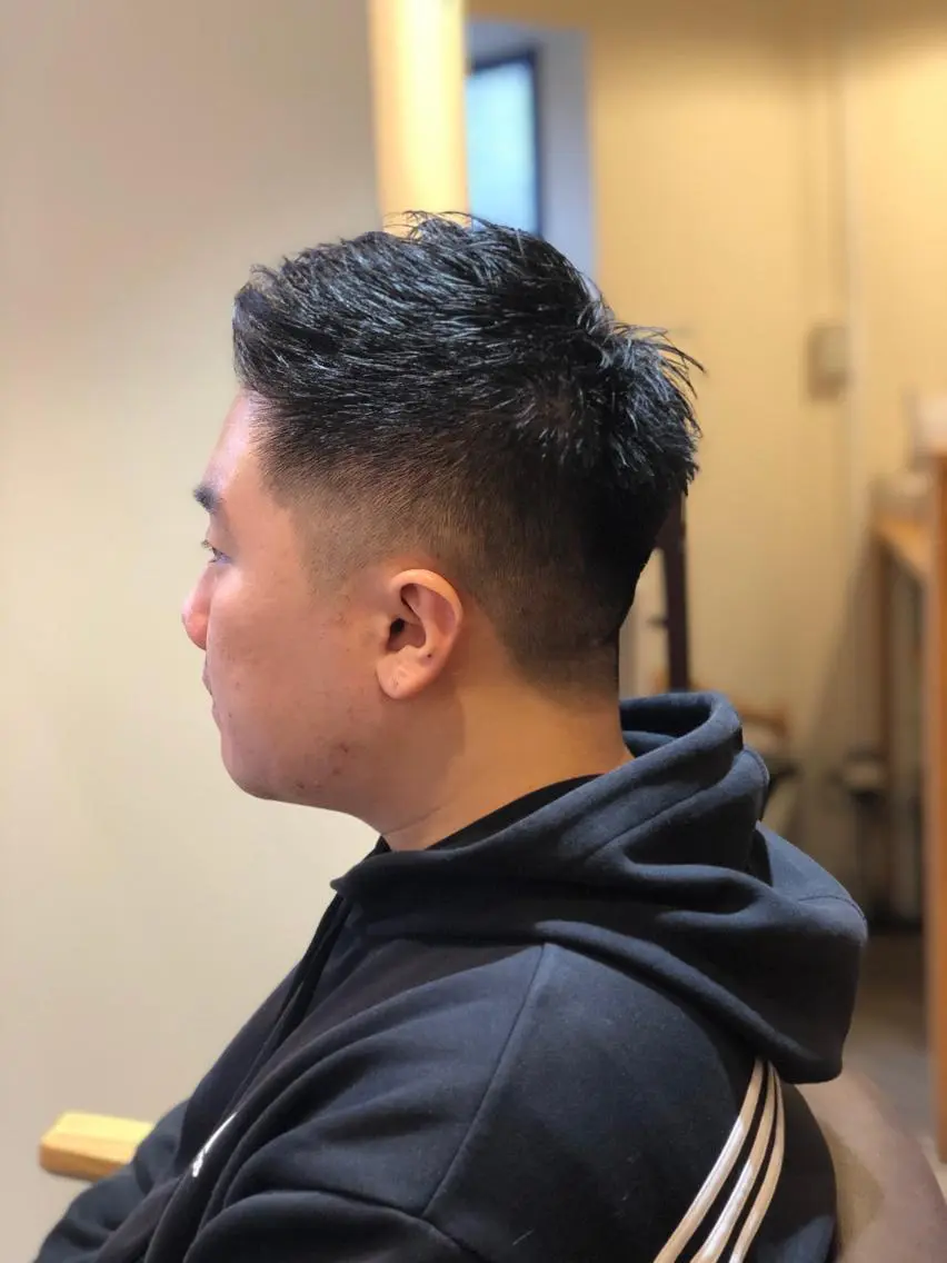 ショート カット 柳井 健太のヘアスタイル
