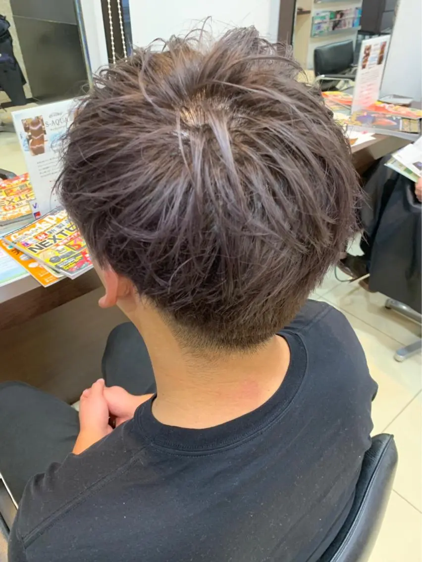 カラー グレージュ バイオレットカラー バイオレットグレージュ OPERA 赤塚のヘアスタイル