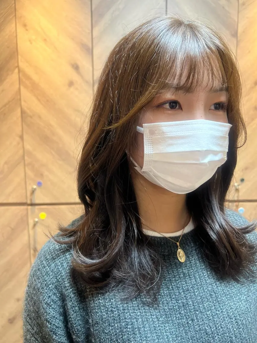 ロング カラー 韓国風ヘア Topstylist YUKIのヘアスタイル
