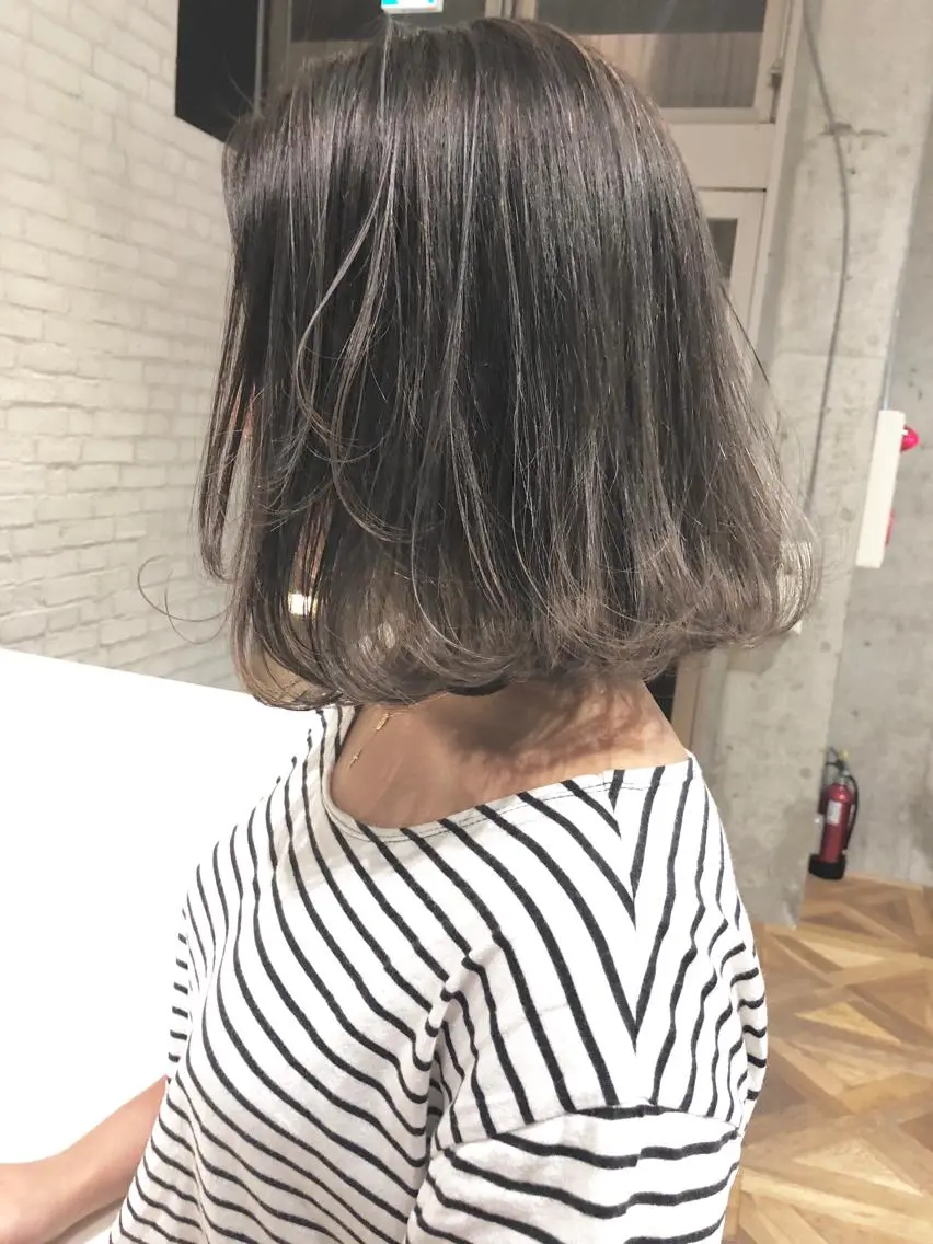 ショート カラー パーマ ヘアアレンジ 銀座/ハイトーン/ hayaka 🖤のヘアスタイル