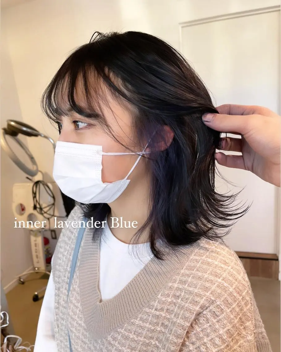 カラー ブルーカラー ラベンダーカラー 5月期間限定 今だけクーポンありのヘアスタイル
