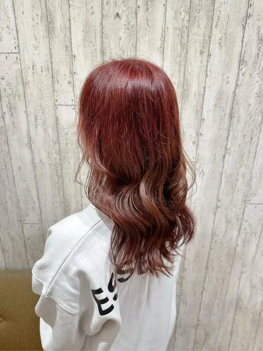 ロング カラー カット ヘアカラー トリートメント 髪質改善 すずきひじりのヘアスタイル