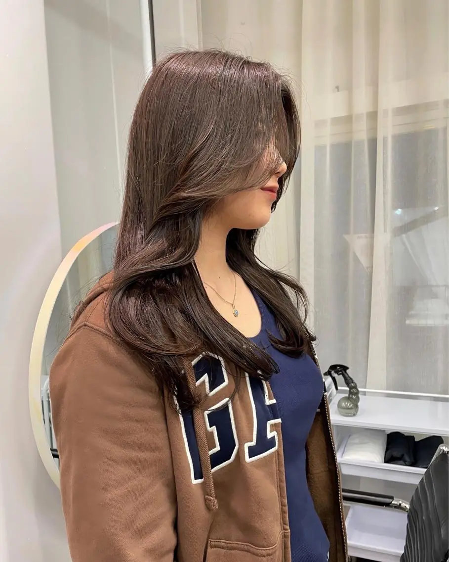 ロング カラー カット ヘアカラー トリートメント レイヤーカット🎀 kanaのヘアスタイル