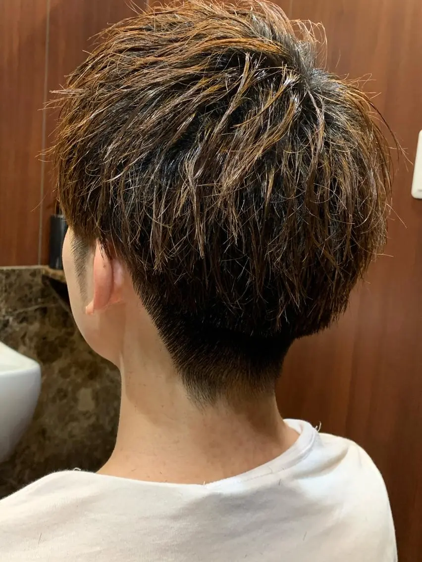 ショート メンズ 羽木 隆徒のヘアスタイル