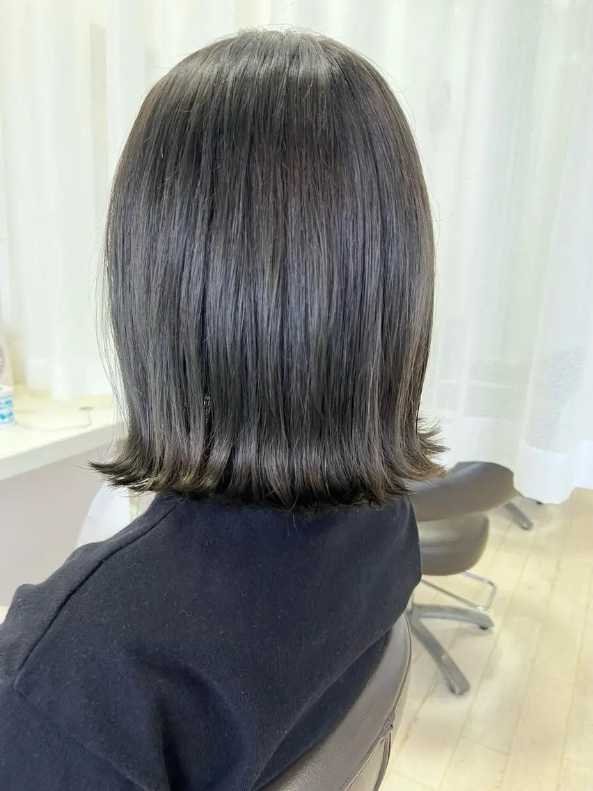 ミディアム カラー ヘアカラー ★ 里奈★のヘアスタイル