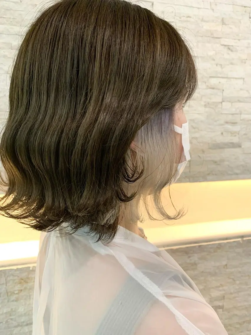 ショート カラー ヘアアレンジ ブリーチ 🔶似合わせセンター パート/ヤス🔶のヘアスタイル