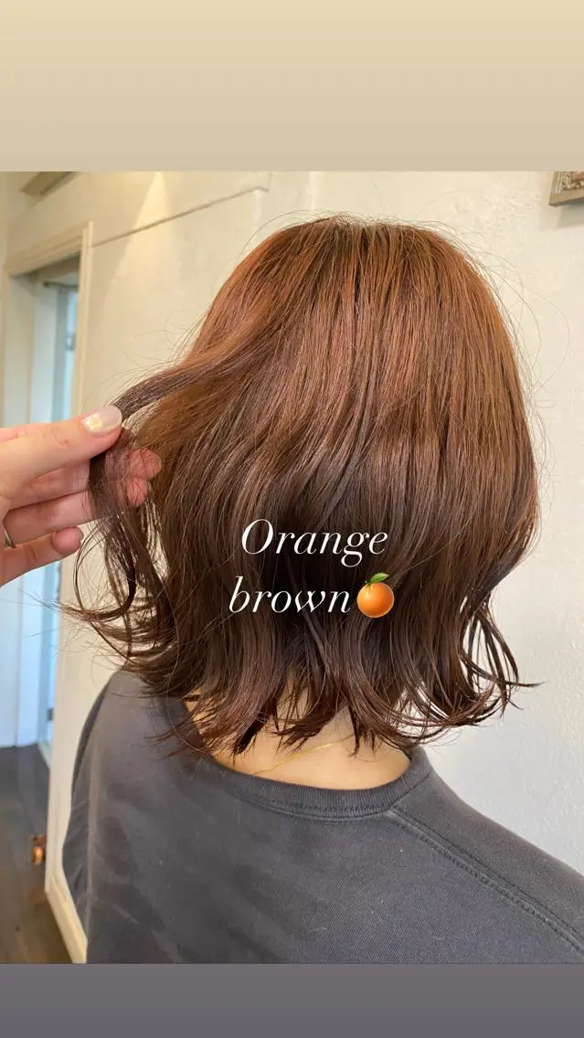 ミディアム カラー カット ヘアカラー 小顔ショート✁ ⁂Yukari⁂のヘアスタイル