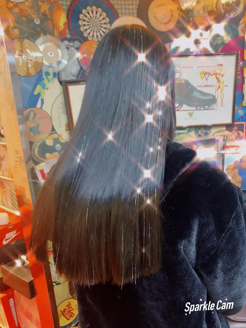 ロング カラー ヘアアレンジ エクステ 🌈派手髪エクステ ブレイズ🌈ひろとのヘアスタイル