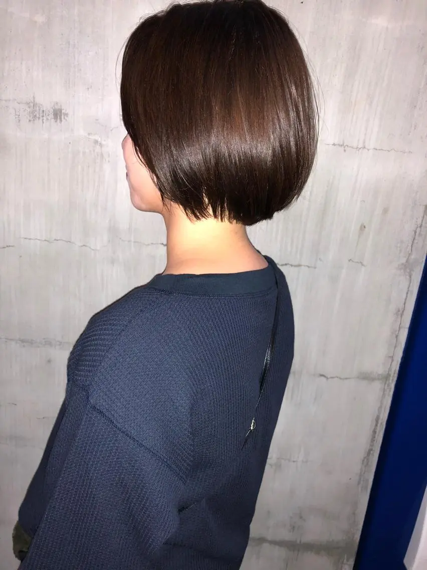 ショート ボブ 千葉 郁也のヘアスタイル
