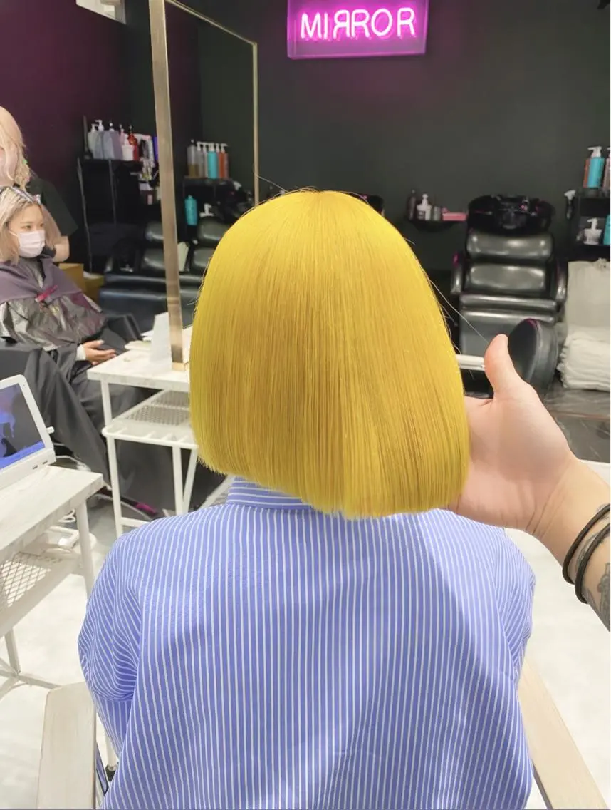 ミディアム カラー パーマ ヘアアレンジ メンズ キッズ ネイル マツエク・マツパ アイブロウ ヘアカラー トリートメント 💖オタク美容師 ꒰ঌ♡モモ♡໒꒱のヘアスタイル