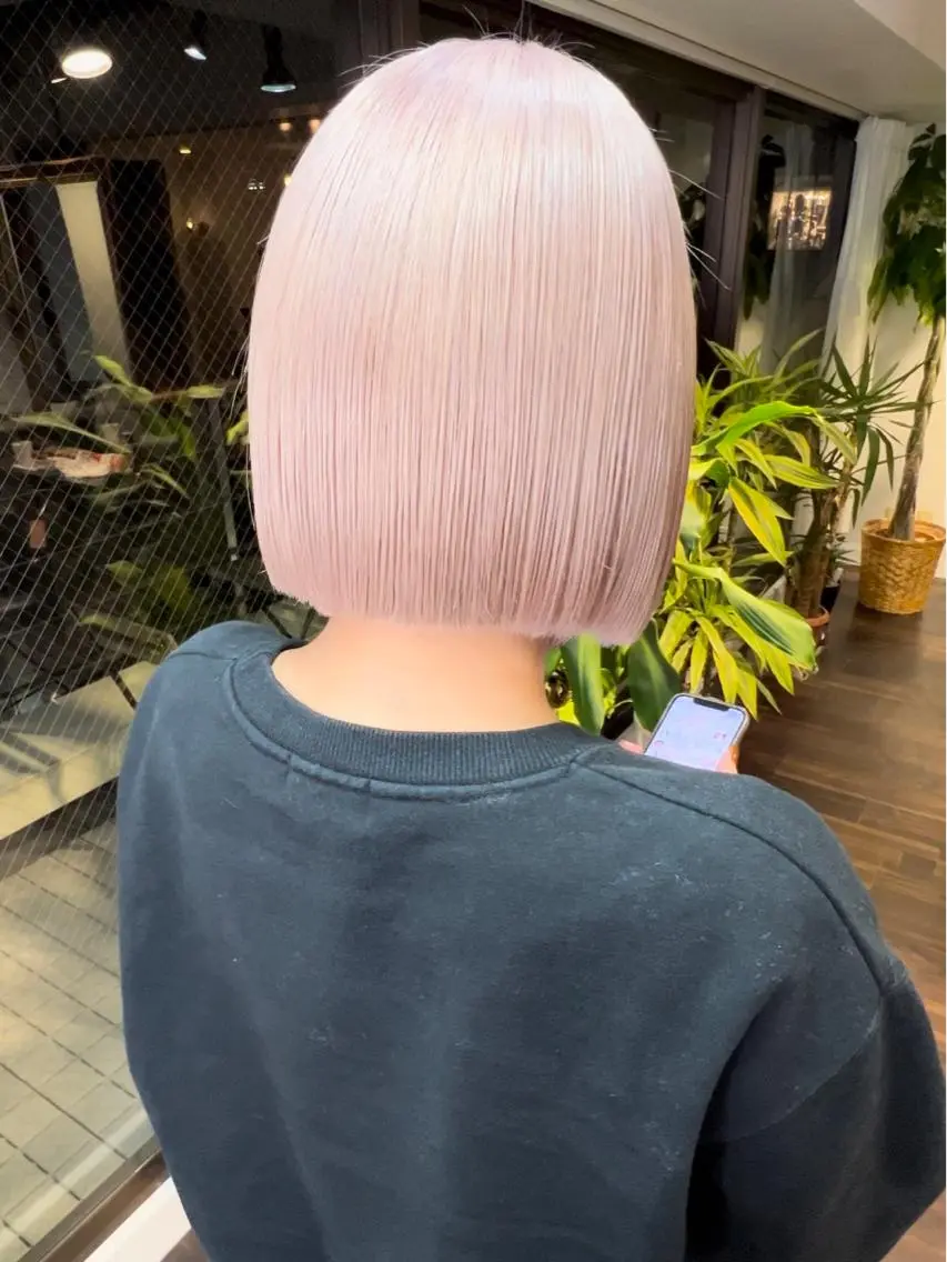 ショート カラー ブリーチ ダブルカラー ハイトーンカラー イルミナカラー インナーカラー 🧡色落ちまで2度 楽しめる🧡ヨシキのヘアスタイル