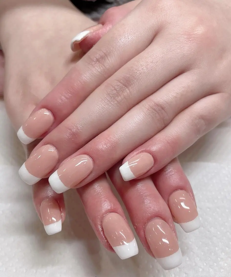 ネイル フレンチネイル スカルプネイル コウ カnail💅のネイルデザイン