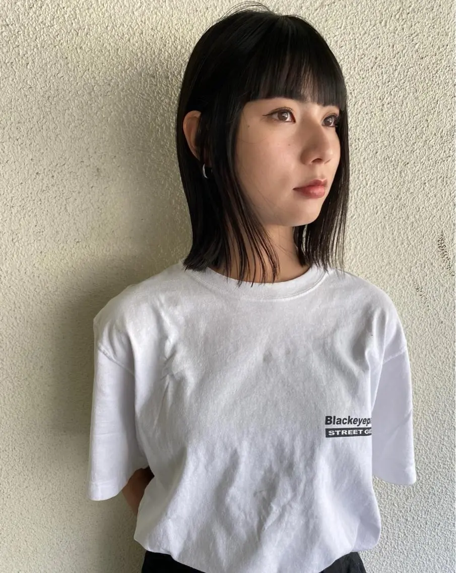 ミディアム カラー Pia ツボイ ケイタのヘアスタイル