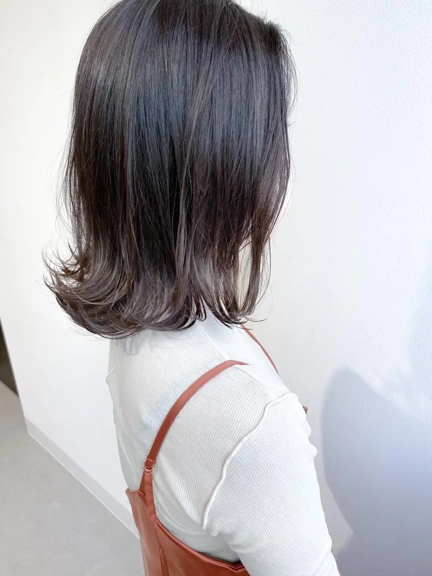 ミディアム カラー 透明感カラー グレージュ カット ヘアカラー トリートメント 丹羽 隼人/髪質改善 /韓国ヘア🇰🇷のヘアスタイル