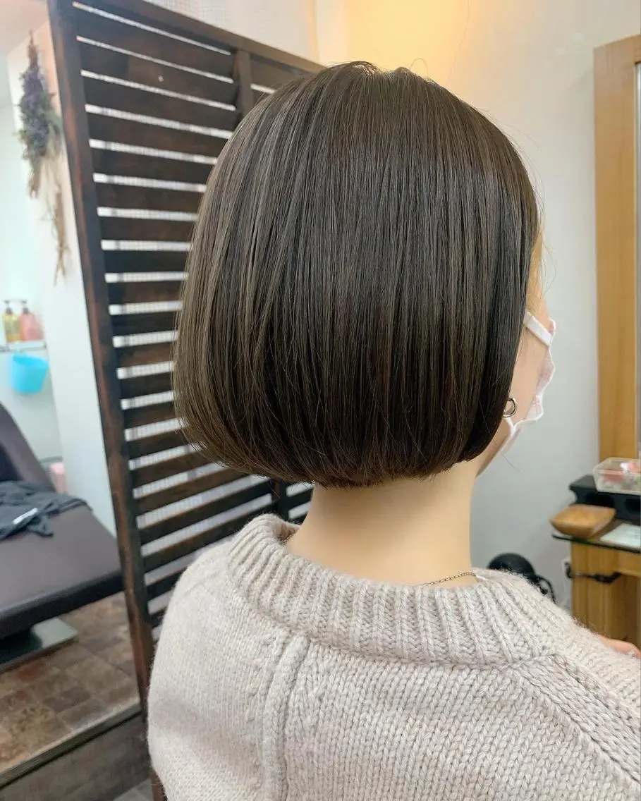ミディアム カット トリートメント hama yukiのヘアスタイル
