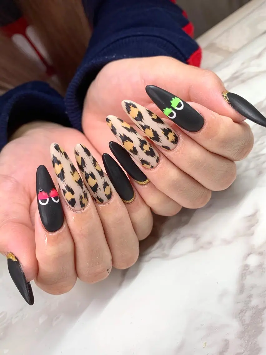 ネイル ロングネイル スカルプネイル Nailsalon E's cafeのネイルデザイン